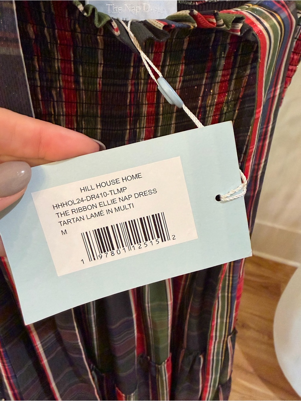 New Hill House Ribbon Ellie Nap Dress - size medium - Picture 7 of 7